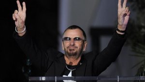 Ringo Starr bei der Stern-Verleihung.  Foto: AP