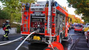 Die Feuerwehr ist am Sonntag zu einem Brand in Stuttgart-Heumaden ausgerückt. Foto: Fotoagentur-Stuttgart/Andreas Rosar