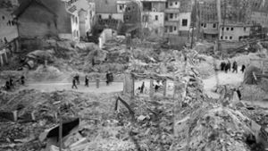 Die Zerstörung in Böblingen war enorm. Foto: Stadtarchiv