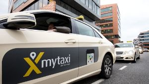 Die Taxis von myTaxi sehen fast so aus wie ein normales Taxi. Foto: dpa