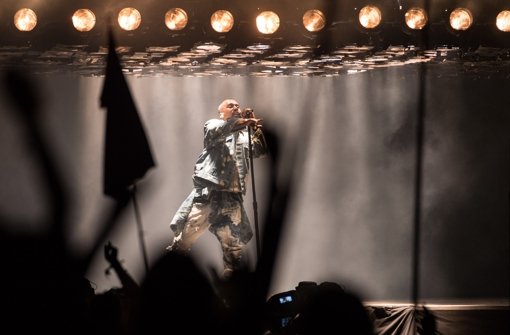 Kanye West beim Glastonbury-Festival.  Foto: Getty Images Europe