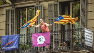 Die spanische Zentralregierung versucht, die Volksbefragung in Katalonien zu verhindern. Foto: ZUMA Wire
