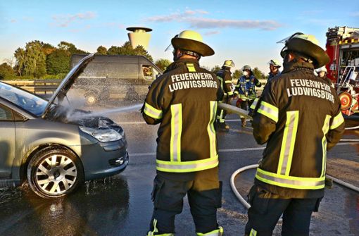 Genug zu tun gibt es für Feuerwehrleute in Ludwigsburg. Zum Einsatzgebiet gehört beispielsweise auch die A 81, die auf Gemarkung der Barockstadt verläuft. Foto: KS-Images.de / Karsten Schmalz
