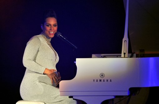 Alicia Keys ist hochwanger - ihr Auftritt bei den MTV European Music Awards war ihr vorerst letzter. Foto: Getty Images Europe