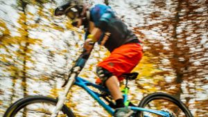 Konfliktträchtiger Sport:  Mountainbiking im hiesigen  Wald Foto: Lichtgut/Max Kovalenko