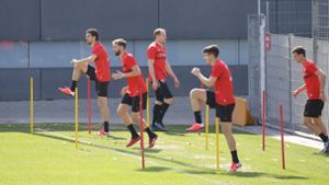Beim VfB Stuttgart darf unter besonderen Bedingungen wieder trainiert werden. Foto: Pressefoto Baumann/Hansjürgen Britsch