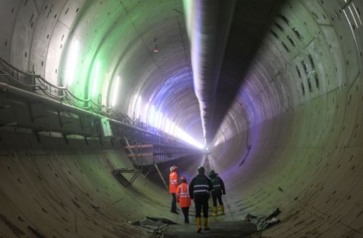 Die Tunnelröhre bei Rastatt: wie geht es weiter mit dem Bau? Foto: dpa