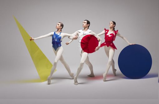 Wer hat Angst vor Gelb, Rot, Blau? So wirbt das Stuttgarter Ballett für seinen Uraufführungsabend „Aufbruch“. Foto: Monica Menez