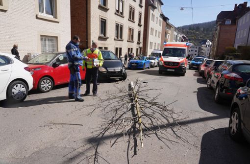 Der Unfall ereignete sich im Stuttgarter Osten. Foto: Andreas Rosar/Fotoagentur-Stuttgart