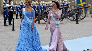 Schwedens Königin Silvia mit ihrer Tochter Madeleine. Foto: dpa