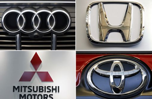Gegen die Autobauer Audi, Toyota, Honda und Mitsubishi wurden Ermittlungen eingeleitet. Foto: AP