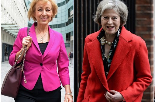 Treten zur Stichwahl an: Andrea Leadsom (links) und Theresa May Foto: AFP