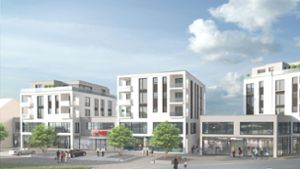 Der Gebäudekomplex auf dem Holzmarkt in Winnenden soll im Jahr 2020 fertig sein. Foto: Class Hausbau