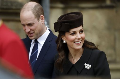 Herzogin Kate und Prinz William warten auf ihr drittes Baby: Jetzt kann es schnell gehen. Foto: AFP