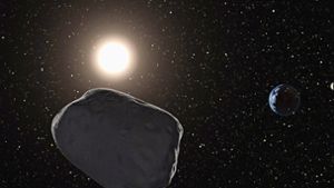 Der mehrfamilienhausgroßer Asteroid wird am Dienstag an der Erde vorbeirasen (Symbol-Ilustration/Archiv). Foto: dpa/Planetary Resources