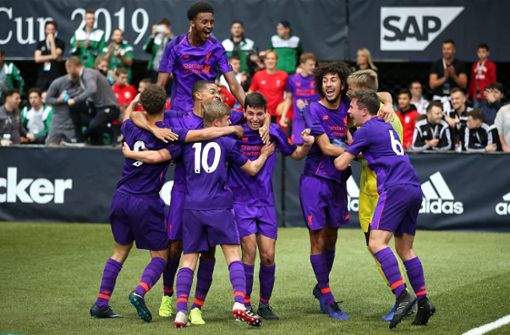 Die Engländer bezwingen im Finalspiel SK Rapid Wien mit 3:2. Foto: Pressefoto Baumann