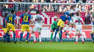 Der VfB Stuttgart zeigte lange Zeit ein gutes Spiel, konnte sich gegen RB Leipzig jedoch nicht durchsetzen. Foto: dpa