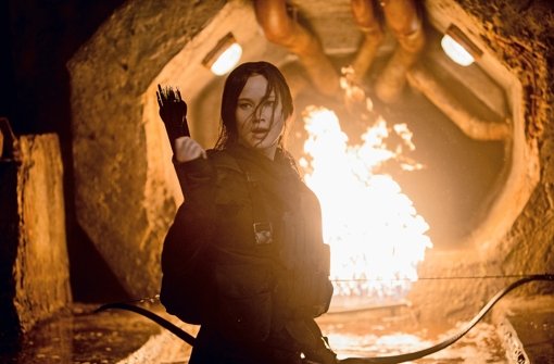Ein letztes Mal Katniss Everdeen: Jennifer Lawrence im Film Die Tribute von Panem. Foto: Studiocanal