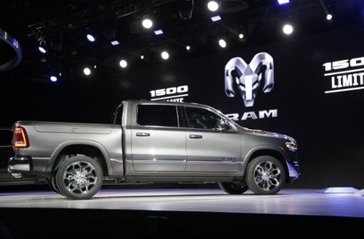 Pick-ups wie der Dodge Ram stehen in Detroit im Rampenlicht Foto: AP