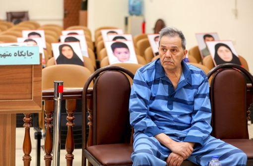 Djamshid Sharmahd in einem Teheraner Revolutionsgericht. Foto: Koosha Falahi/Mizan/dpa/dpa/Koosha Falahi/Mizan/dpa
