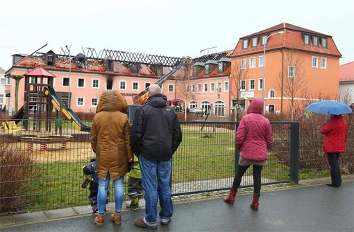 In Bautzen ist in der Nacht zum Sonntag in einem geplanten Flüchtlingsheim ein Feuer ausgebrochen. Foto: dpa