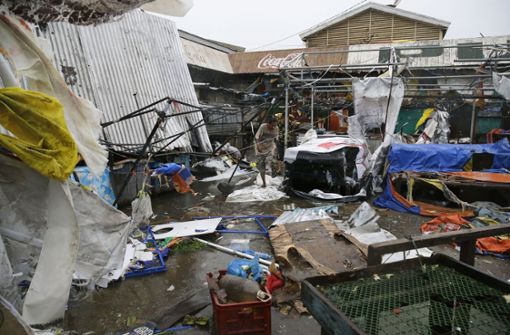 Vielerorts sorgte der Taifun „Mangkhut“ für Zerstörung. Foto: AP
