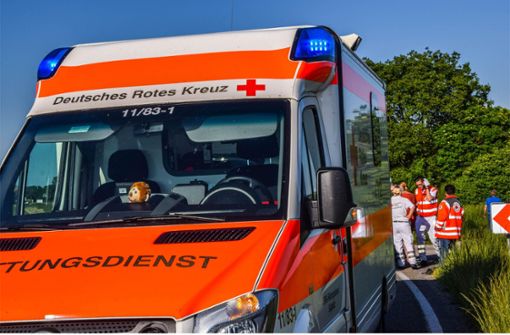 Zwei Leichtverletzte und ein möglicherweise verletztes Kleinkind sind die Bilanz eines Unfalls in Filderstadt. Foto: 7aktuell.de/Fabian Geier/www.7aktuell.de/Fabian Geier