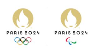So sieht das Logo der Olympischen und Paralympischen Spiele 2024 in Paris aus. Foto: AFP/HANDOUT