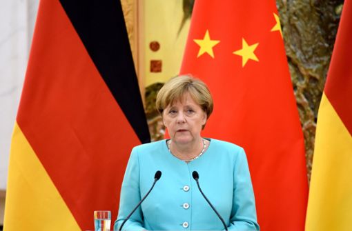 Angela Merkel sucht den richtigen Weg im Umgang mit China. Foto: dpa/Rainer Jensen