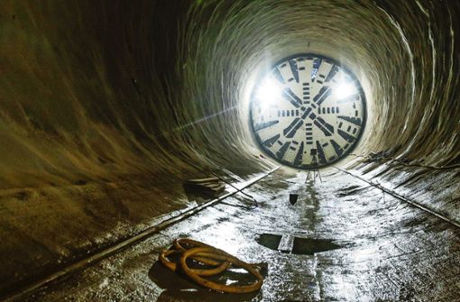 Stuttgart 21 wird längst gebaut – hier ein Blick in den Fildertunnel. Manche denken, das Projekt wäre womöglich doch noch zu stoppen. Zum Beispiel die Degerlocher Obenbleiber. Foto: Lg/Leif Piechowski
