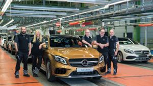 Vor fünf Jahren startete  die Produktion des Geländewagens Mercedes-Benz GLA in Rastatt. Foto: D/ AG