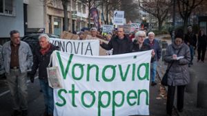 In Stuttgart sind zuletzt Vonovia-Mieter auf die Straße gegangen. Foto: Lichtgut/Achim Zweygarth