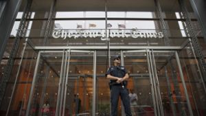 Der Sitz der „New York Times“ Foto: AP/Mary Altaffer