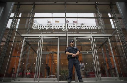 Der Sitz der „New York Times“ Foto: AP/Mary Altaffer