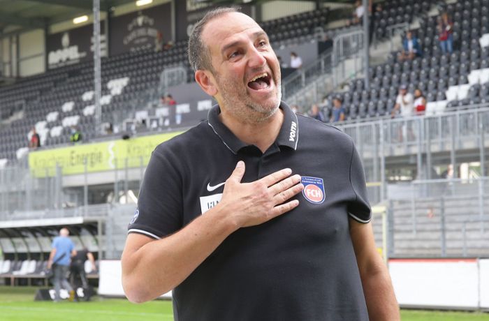 Frank Schmidt vom 1. FC Heidenheim: „Wer weiß? Vielleicht bleibe ich sogar länger als 2027“