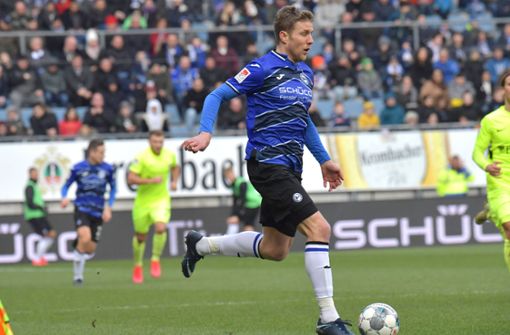 Stand beim 1:0 gegen Wehen Wiesbaden erstmals wieder auf dem Platz: Bielefelds Sven Schipplock. Foto: imago//Jens Dünhölt