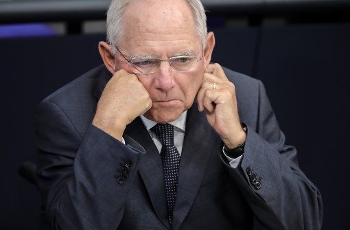 Für Finanzminster Wolfgang Schäuble (CDU) hatte die Haushaltssanierung immer Vorrang. Foto: dpa