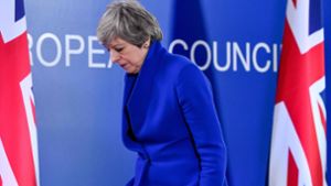 Theresa May glaubt noch an einen Brexit bis 30. Juni. Foto: AFP