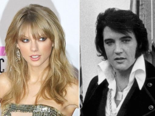 Gleichgezogen hat sie schon - knackt Taylor Swift bald einen jahrzehntealten Rekord von Elvis Presley? Foto: ImageCollect/PHOTOlink / Joe Seer/Shutterstock
