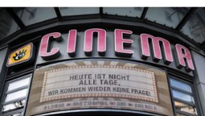 Kein leeres Versprechen: Die Stuttgarter Kinos, hier das Cinema am Schlossplatz,  haben die Krise überstanden. Foto: Lichtgut/Achim Zweygarth