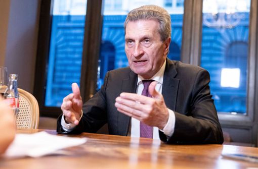 Am Wochenende war bekannt geworden, dass Günther Oettinger in Zukunft als selbstständiger Wirtschafts- und Politikberater arbeiten will. Foto: dpa