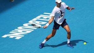 Darf Novak Djokovic in Australien bleiben? Diese Frage ist noch nicht endgültig geklärt. Foto: AFP/Kelly Defina