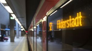 Die S-Bahn steckt in Filderstadt fest. Die Verlängerung nach Neuhausen wird  erst im Jahr 2026 fertig sein. Foto: Pressefoto Horst Rudel