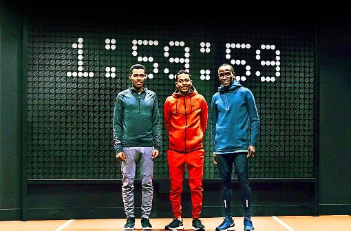 Drei Männer, ein Ziel: Foto: Nike