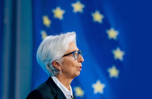 Christine Lagarde, die Präsidentin der Europäischen Zentralbank (EZB), warnt davor, dass ein schneller  Rückgang der Inflation trotz  der geplanten Zinserhöhungen nicht zu  erwarten sei. Foto:  