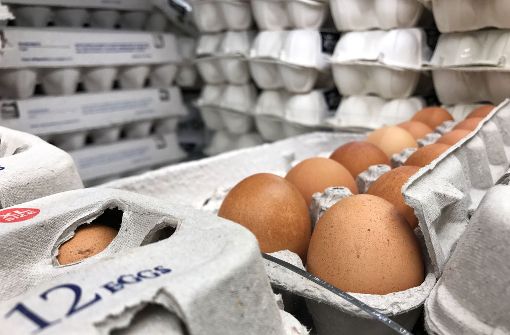 Regionale Eier sind gefragt, ausländische werden eher gemieden. Foto: AFP