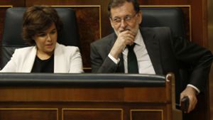 Der spanische Ministerpräsident Mariano Rajoy wird das Misstrauensvotum gegen ihn wahrscheinlich verlieren. Foto: AP