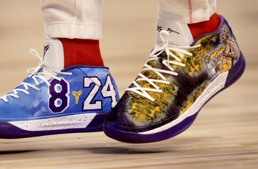 Pascal Siakam von den Toronto Raptors trug diese Schuhe beim Allstar Game der NBA. Foto: AFP/JONATHAN DANIEL