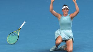 Geschafft: Jennifer Brady steht im Finale bei den Australian Open. Foto: AFP/BRANDON MALONE