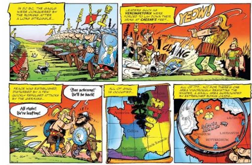 Asterix auf Englisch – ja, man erkennt das durchaus wieder. Foto: Papercutz